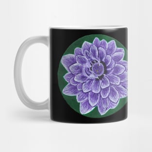 purple flower Mug